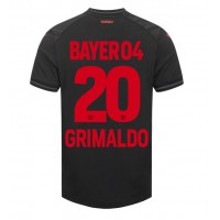 Pánský Fotbalový dres Bayer Leverkusen Alejandro Grimaldo #20 2023-24 Domácí Krátký Rukáv